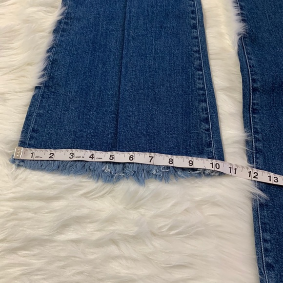 Marques Almeida x 7FAM High Waist Flare Blue Jean. Size 25. Classy Rare - Picture 9 of 9